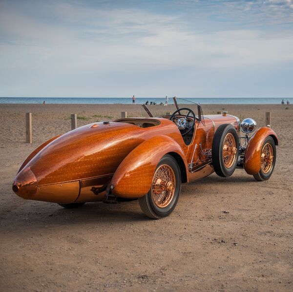 Hispano-Suiza H6C - la voiture de course en bois de tulipe